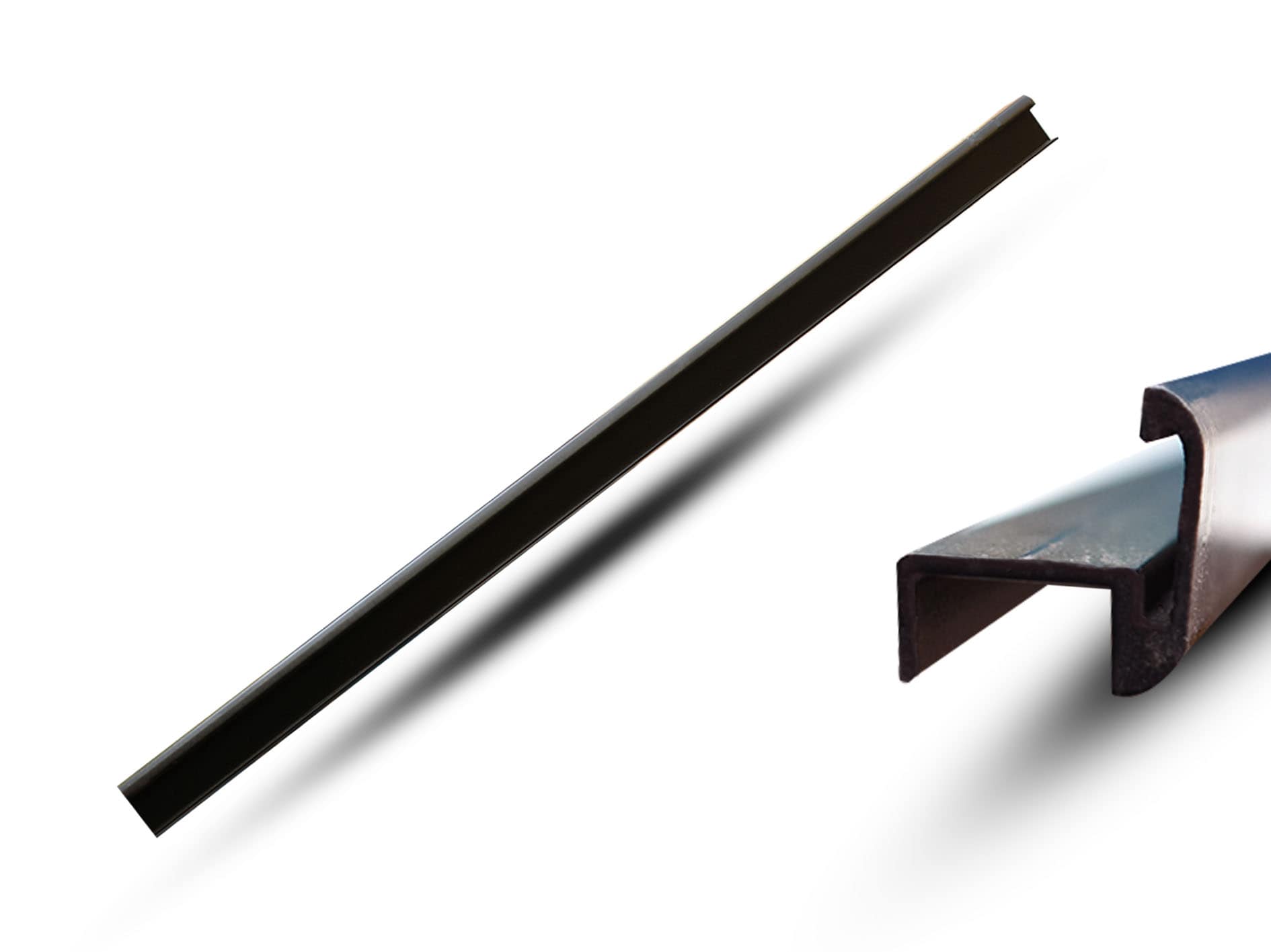 ALLUMINIUM DOOR STOPPER CHANNEL -W